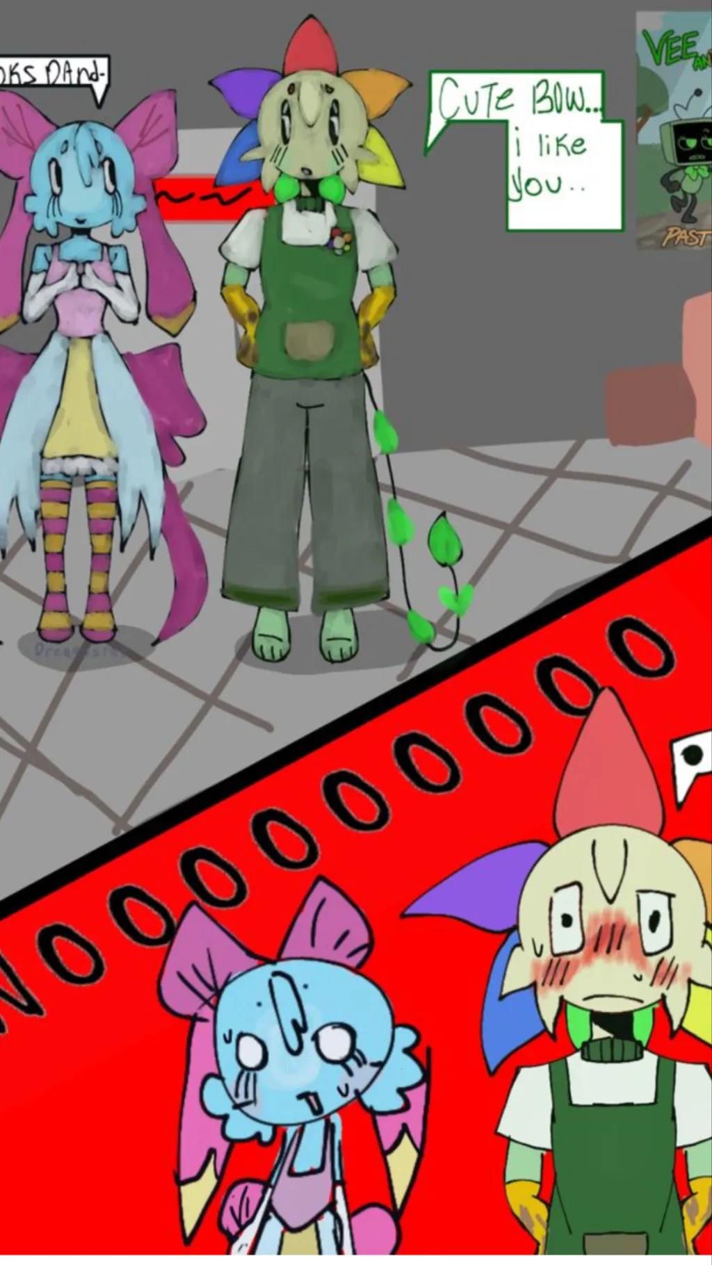 ai character: Flowerpop background