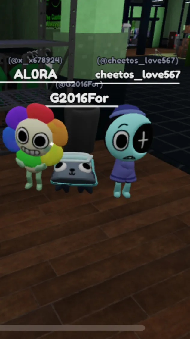 ai character: Dandys world background