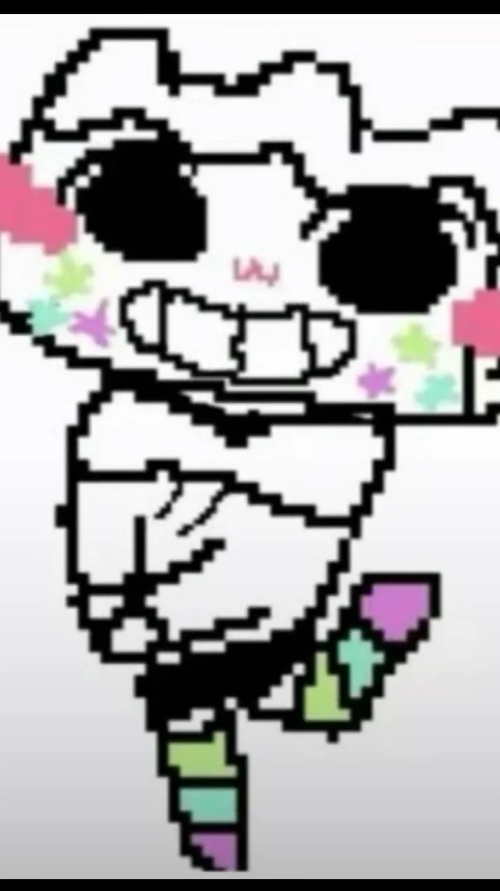 ai character: Fossilcake 🐚🍰 background