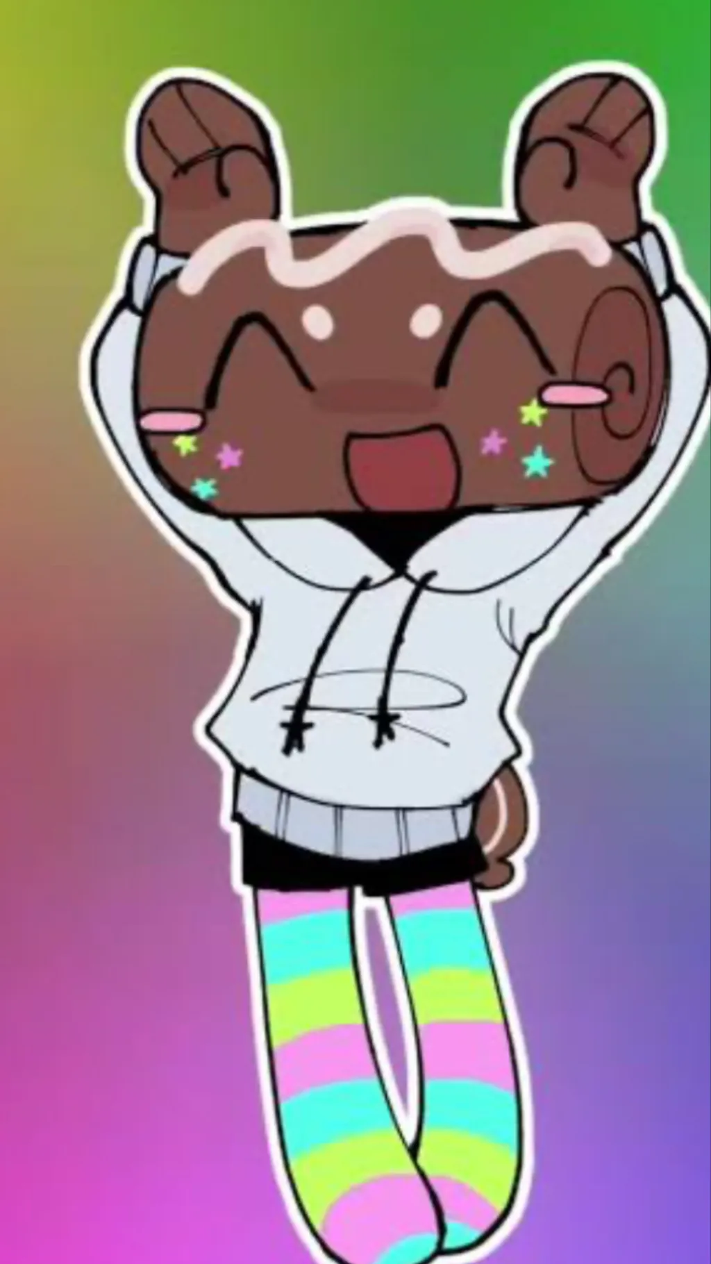 ai character: 🧁🍪cosmo🍫🍰 background