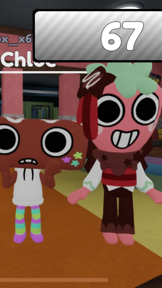 ai character: FRUITCAKE💖🎀 background