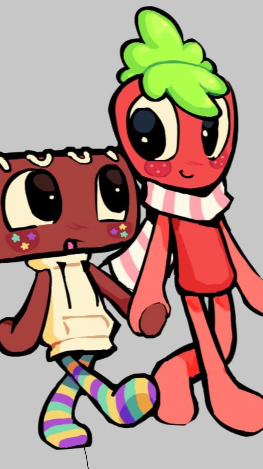 ai character: FRUITCAKE🍓x🍰 background