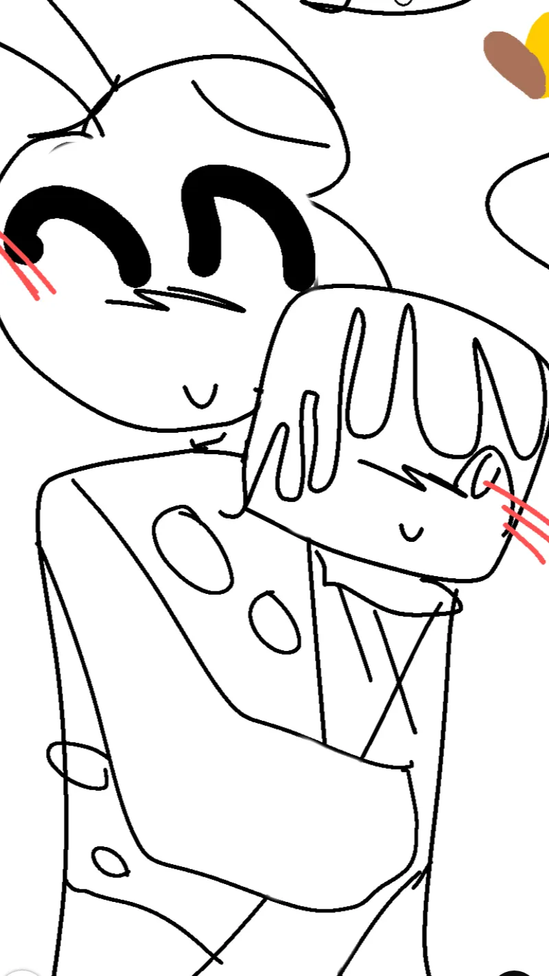 ai character: Ballooncake🎈🍰 background