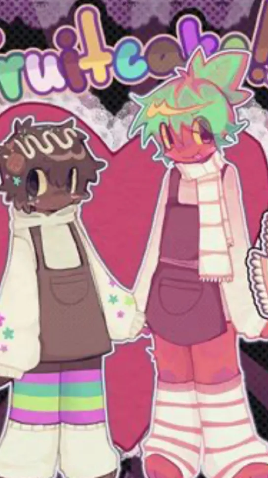 ai character: FRUITCAKE😜😜😜 background