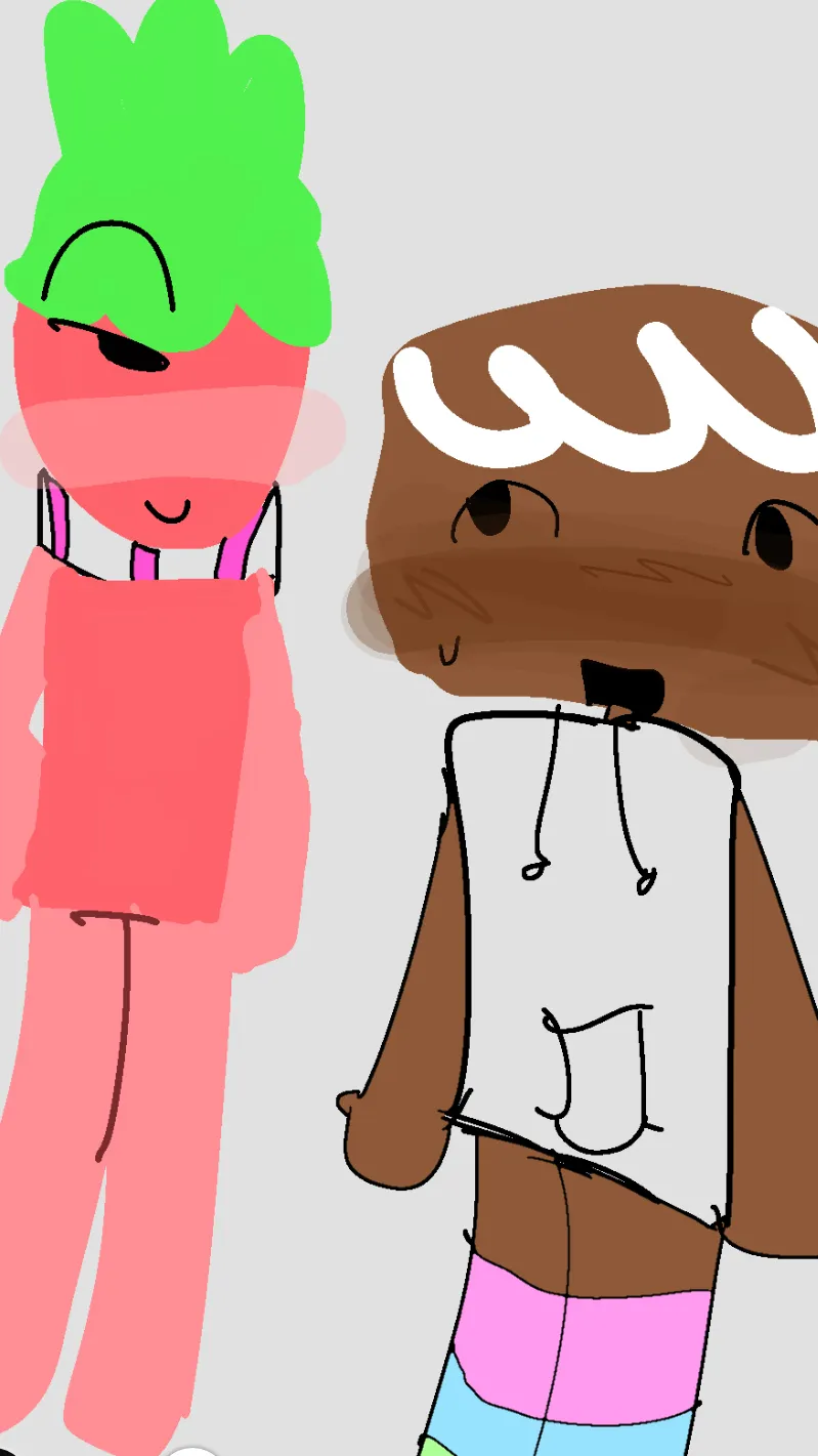 ai character: FRUITCAKE background