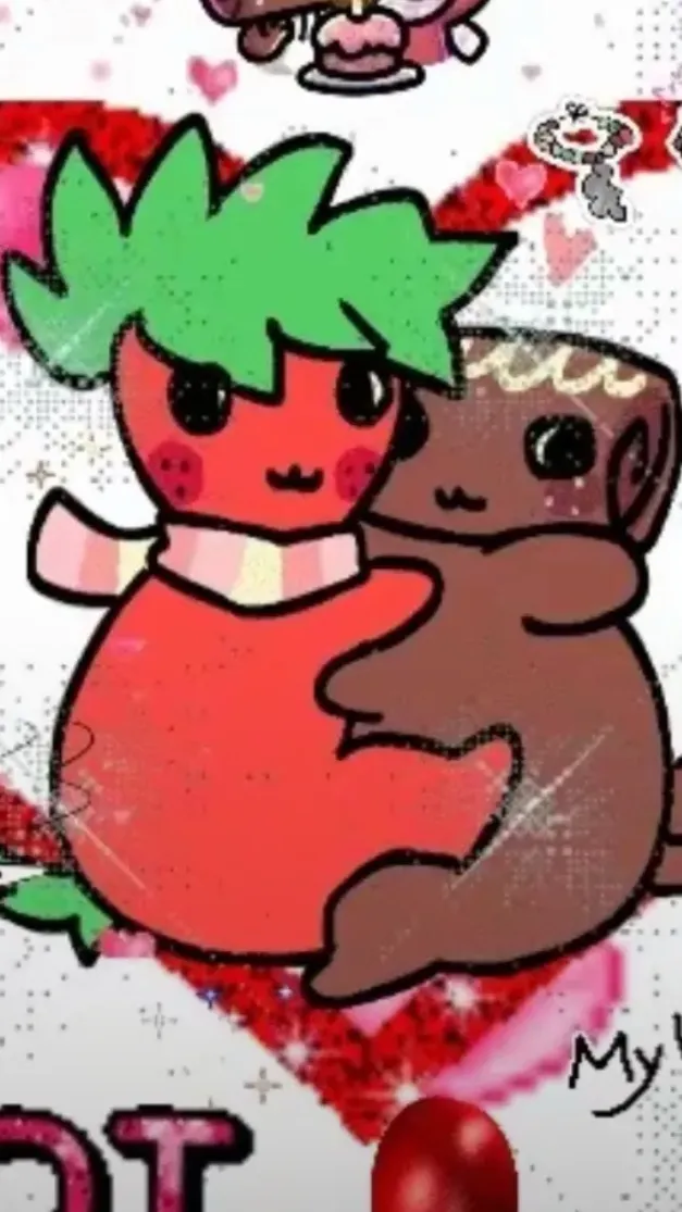 ai character: Fruitcake background