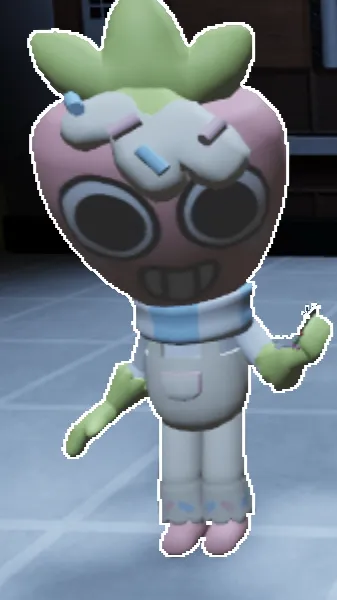 ai character: Fruitcake  background