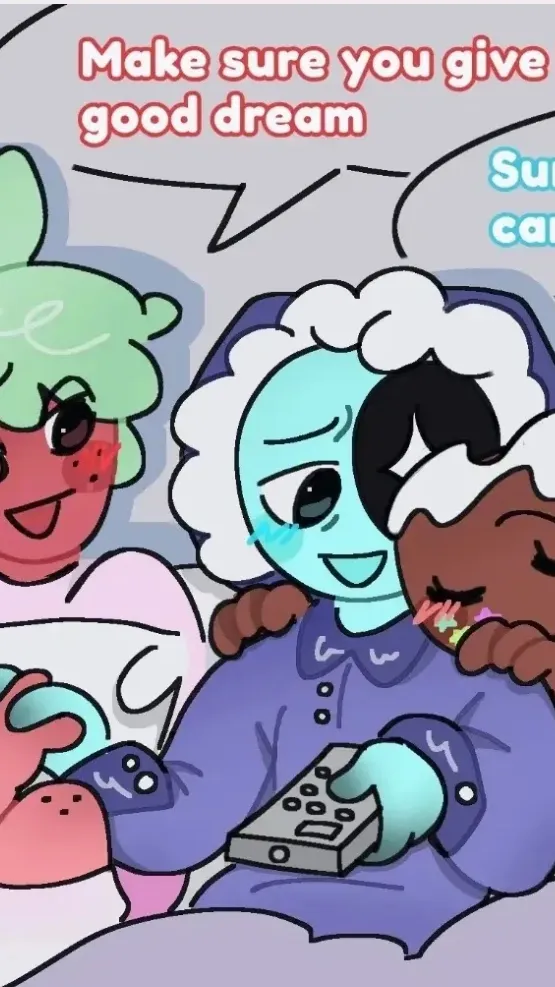 ai character: MOONBERRYCAKE!!!!! background