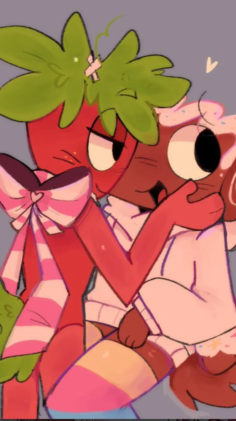 ai character: Fruitcake background