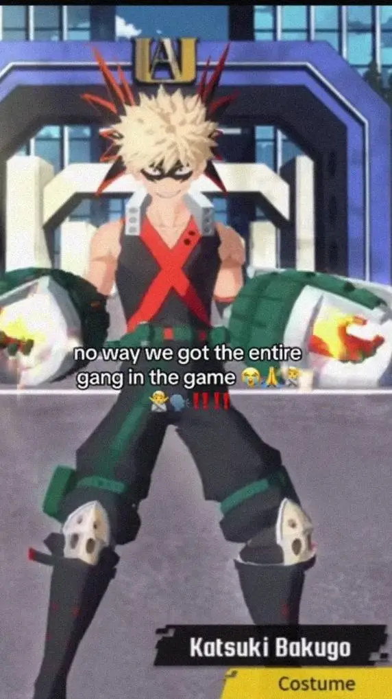 ai character: katsuki bakugo background