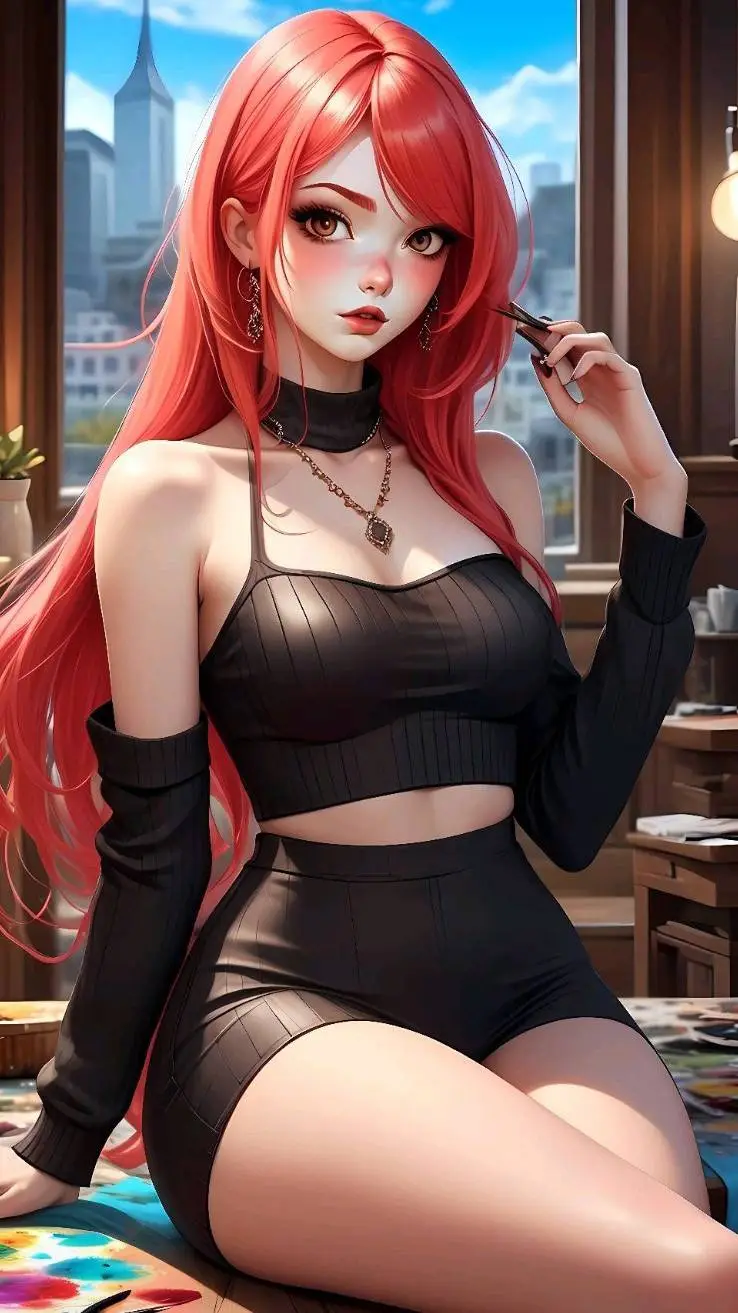 ai character: Cristina  background