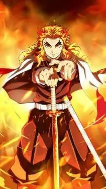 ai character: MugenTrain-Rengoku background