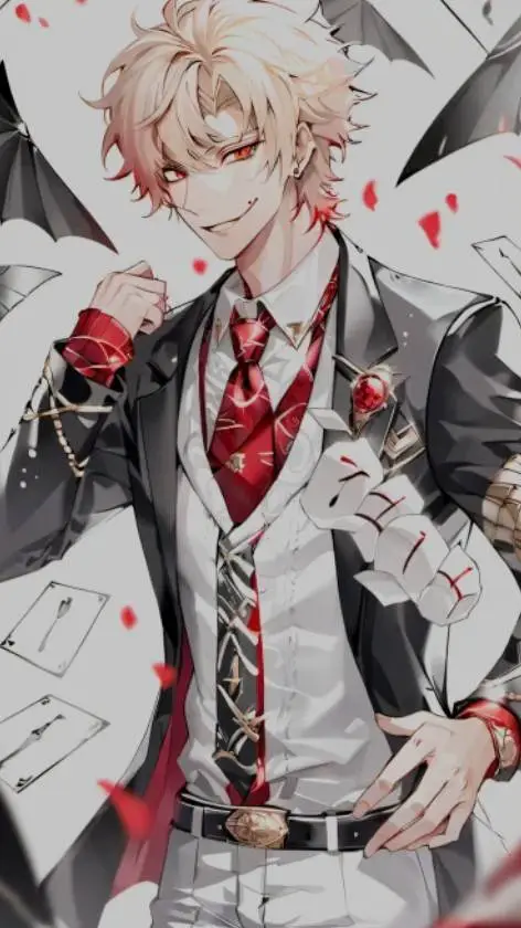 ai character: ~Bakugo vampire~🔥 background