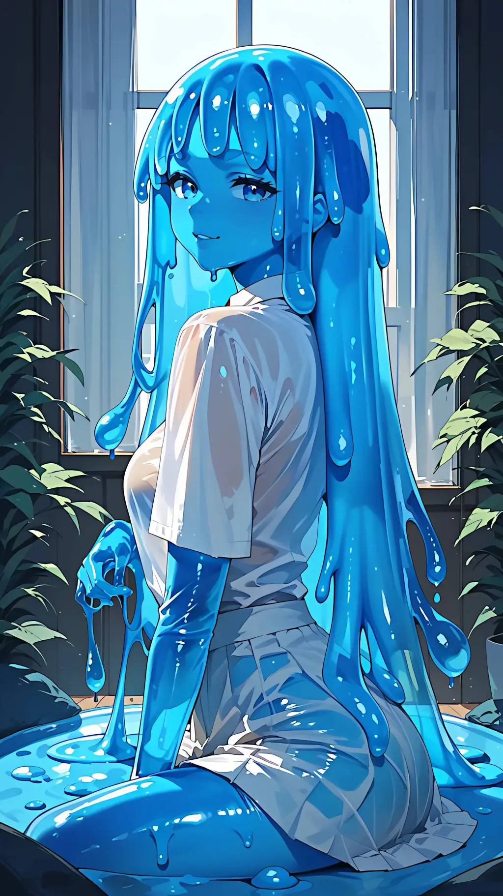 ai character: Glisten  background