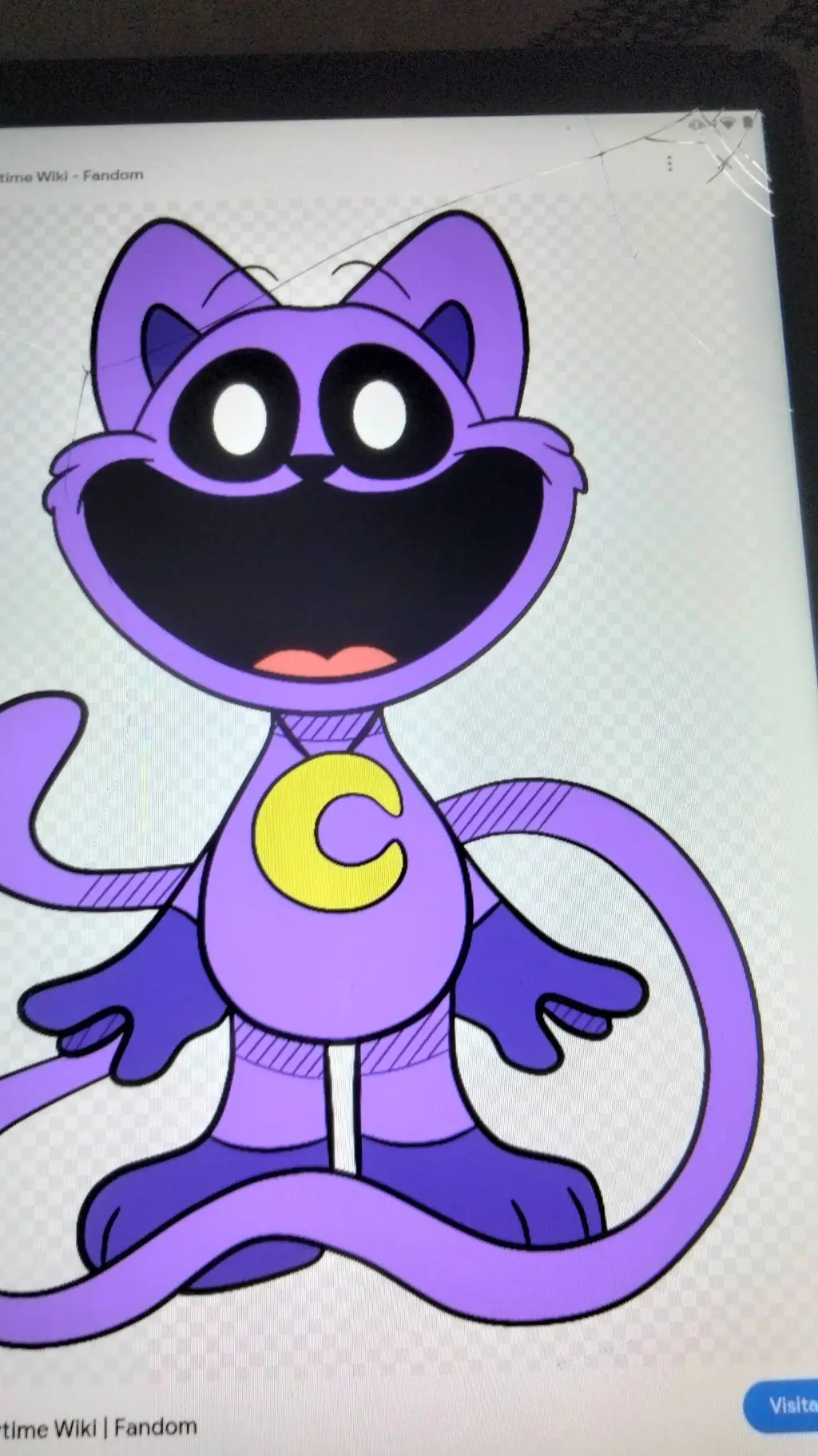 ai character: CatNap background