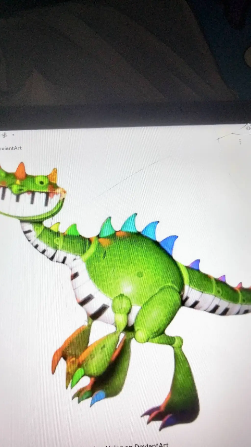 ai character: Pianosaurus background