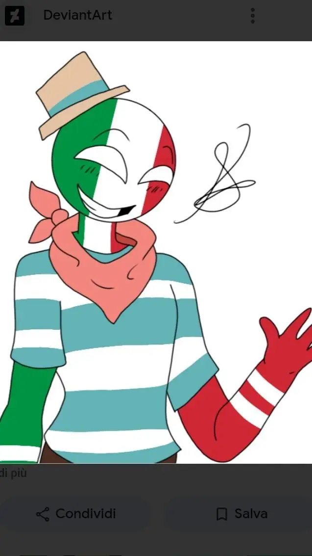 ai character: Italia background