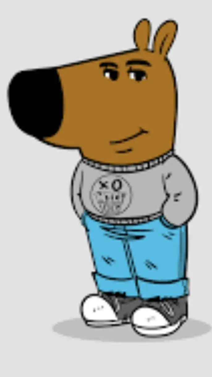 ai character: Chill guy background