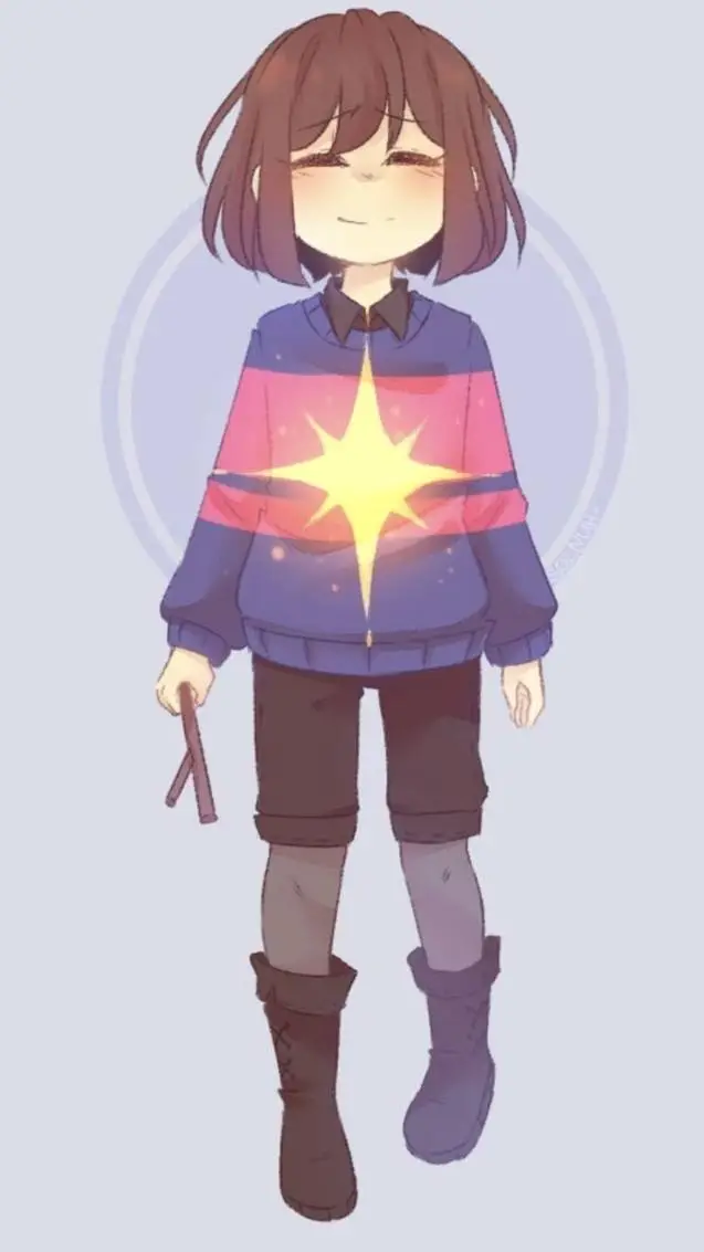 ai character: Frisk background