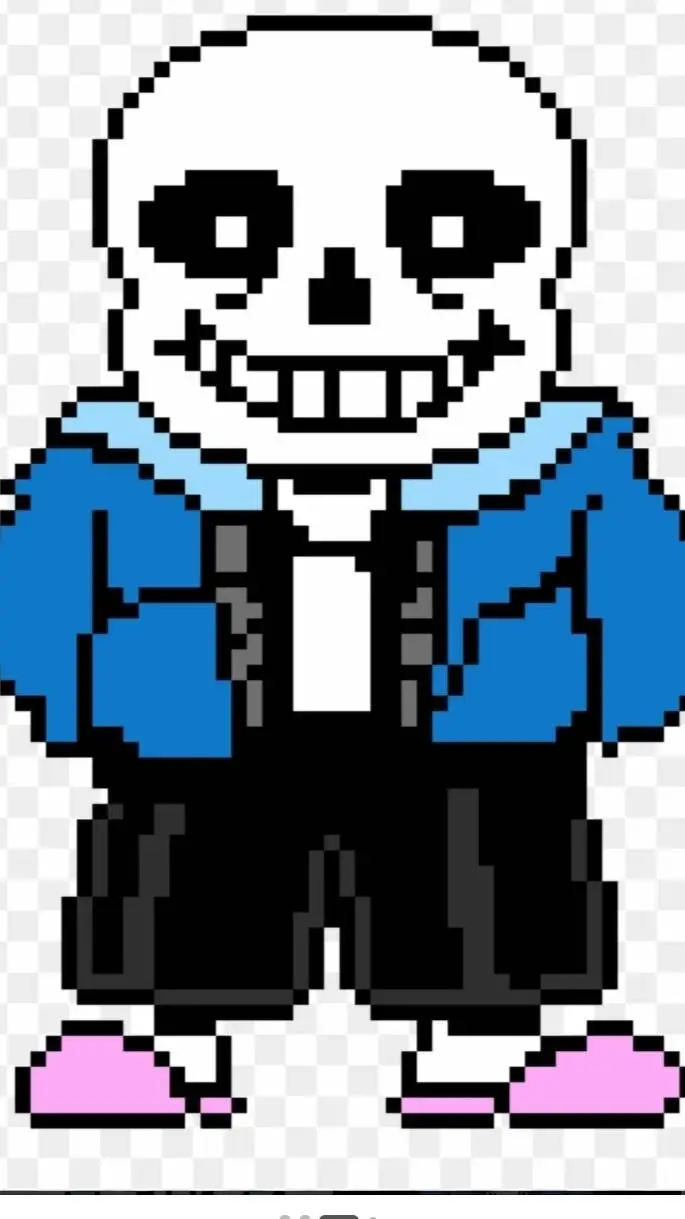 ai character: Sans background