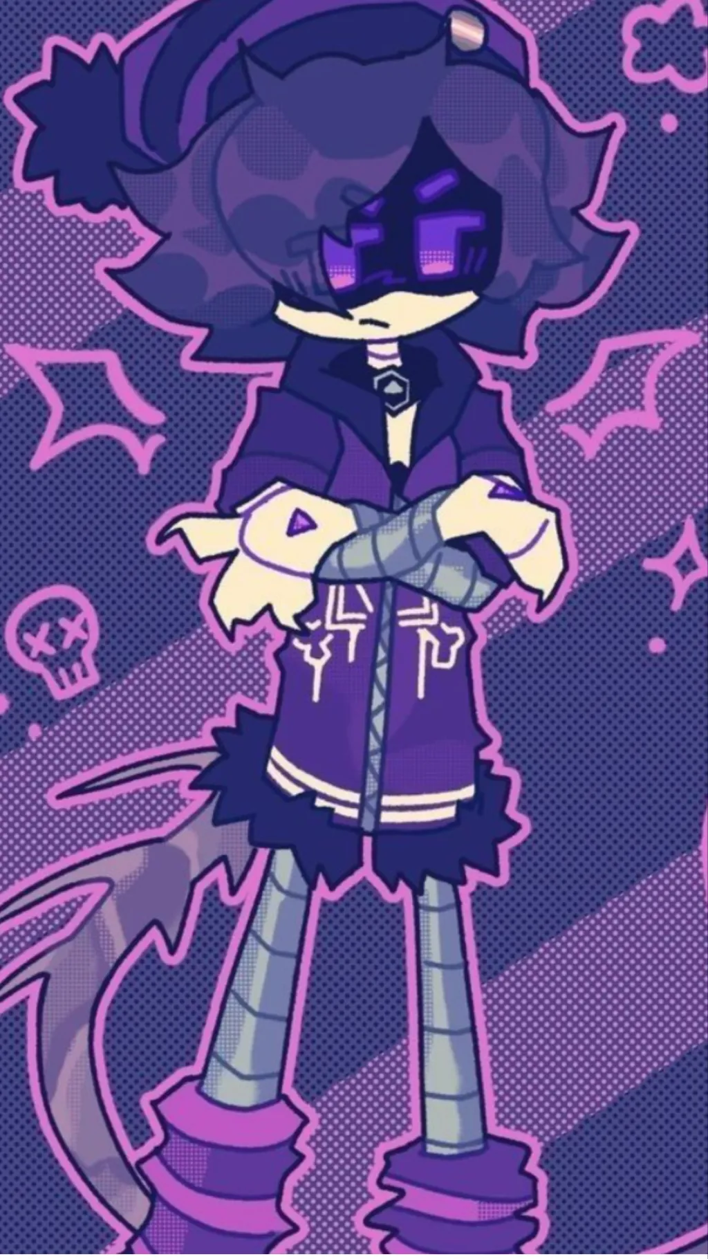ai character: Uzi background