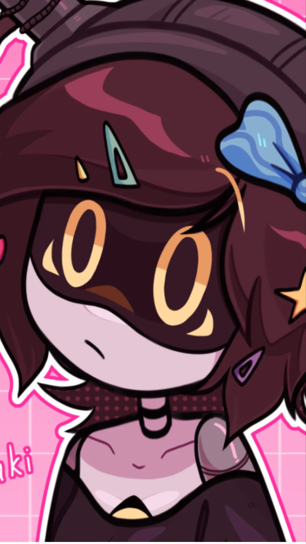 ai character: Lizzy and Alice  background