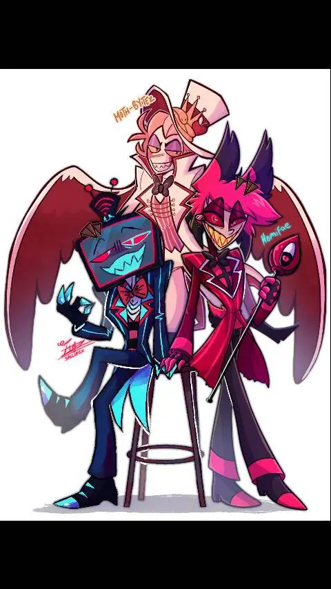 ai character: radiostatcapple background