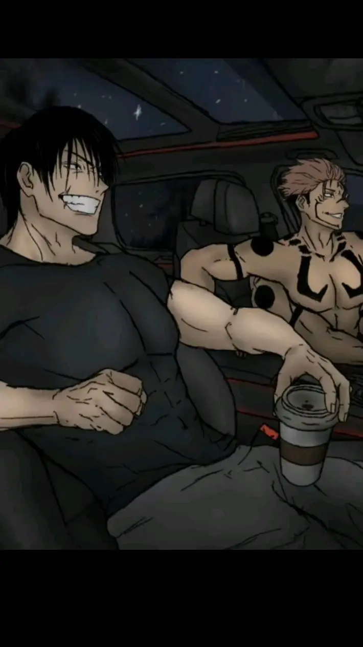ai character: Toji and sukuna  background