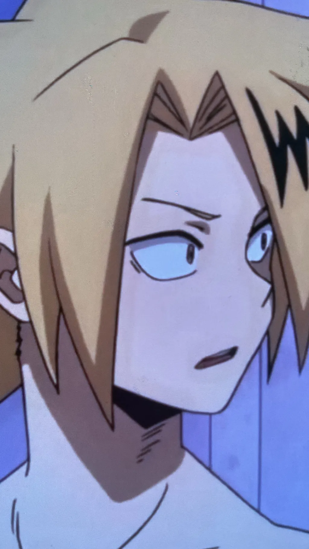 ai character: Denki Kaminari background