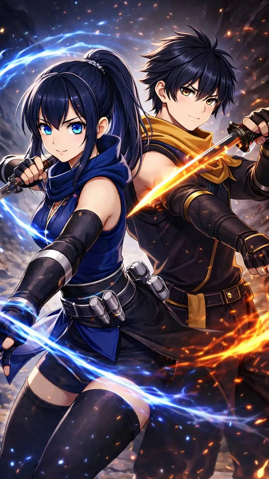 ai character: Aiko y Ren background