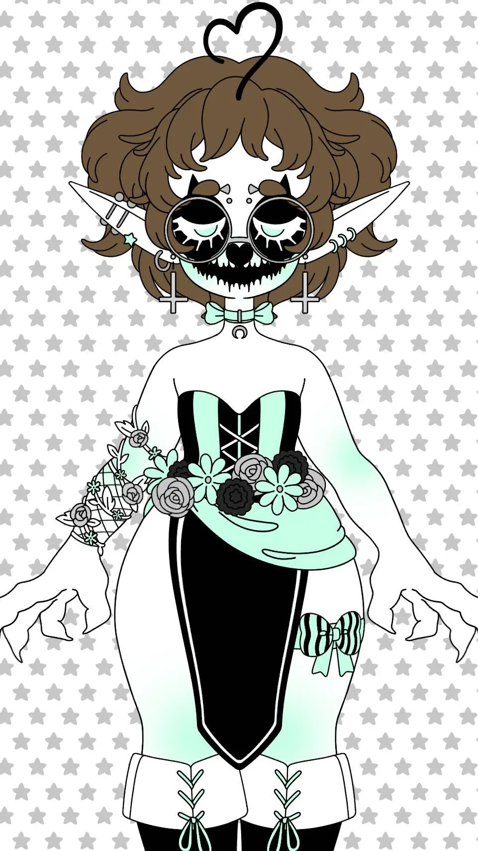 ai character: M Ä Ř Ģ Ø Ř Į Ɛ background