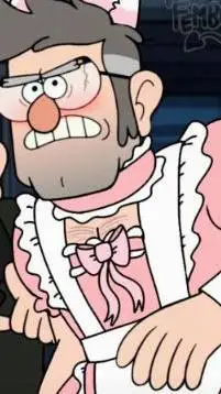 ai character: maid Stanford!? background