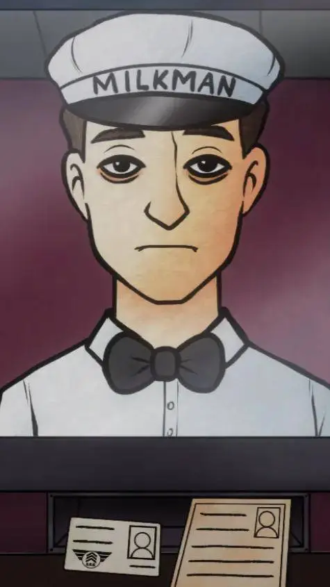 ai character: Mr. milkman~ background