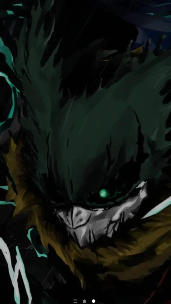 ai character: dark deku background