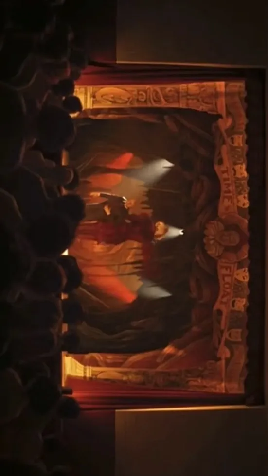 ai character: Wtd auditorium  background