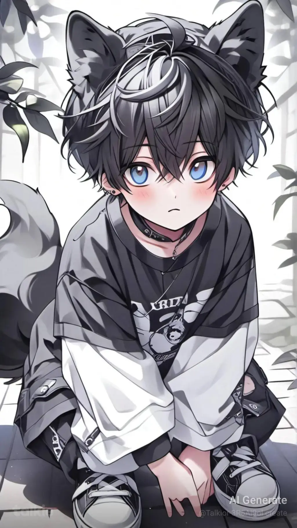 ai character: milo  background