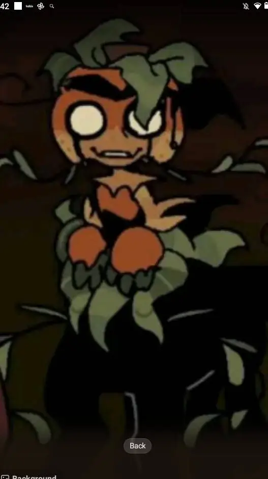 ai character: 🎃🖤Twisted Gourdy🖤🎃 background