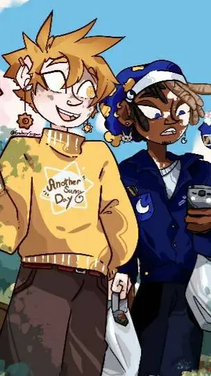 ai character: Human Sun&Moon background