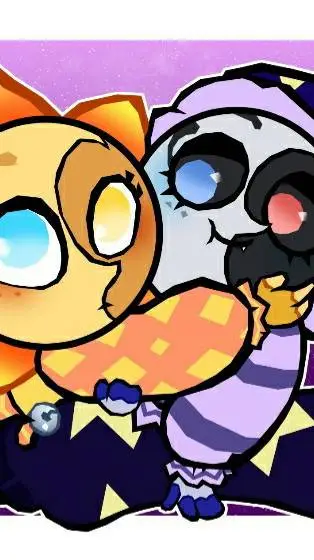 ai character: Baby Sun & Moon background