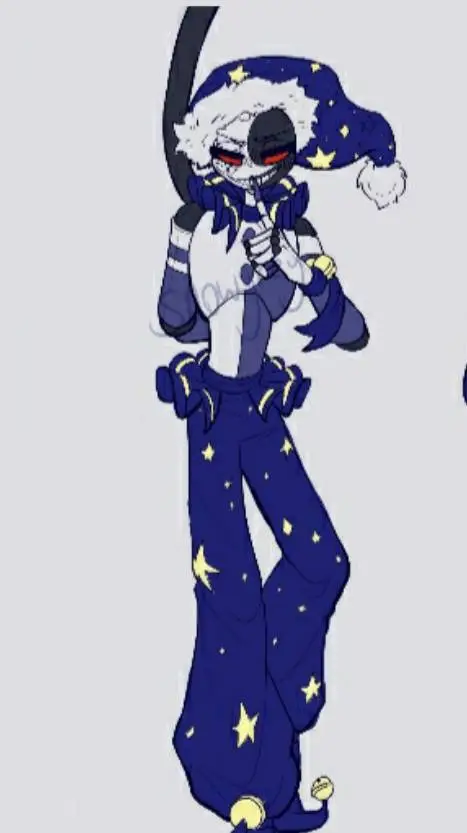 ai character: Moon background