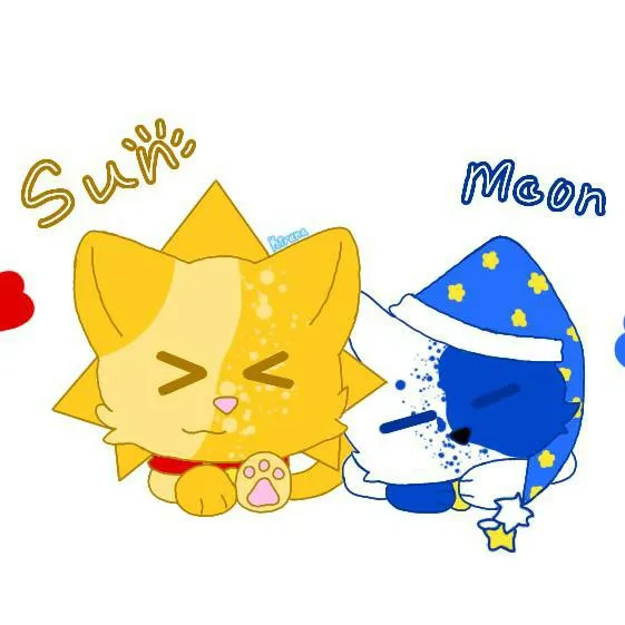 chat with ai character: Sun & Moon cats