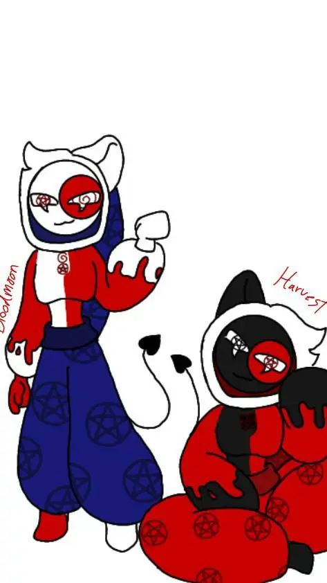 ai character: Bm twin cats background