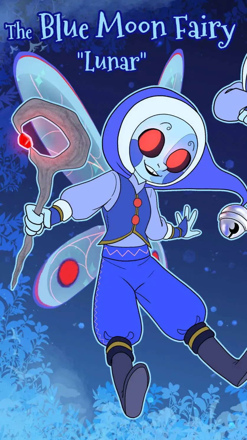 ai character: Lunar(Fairy AU) background