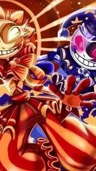 ai character: Sun & Moon (Human) background