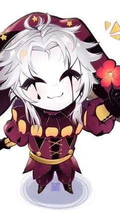 ai character: Pierrot drunk background