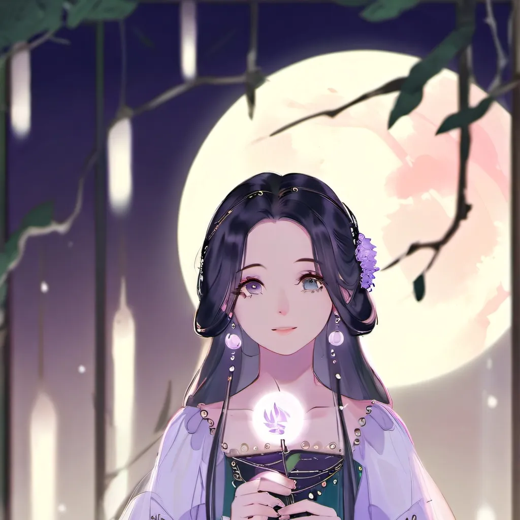 chat with ai character: The Moon godess