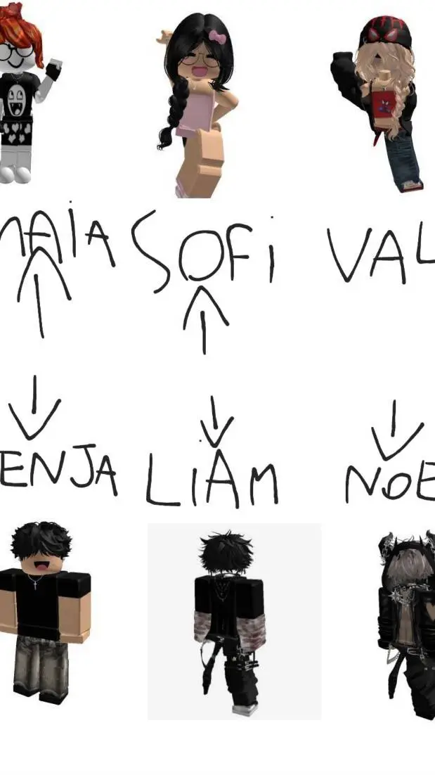 ai character: Grupo de roblox background