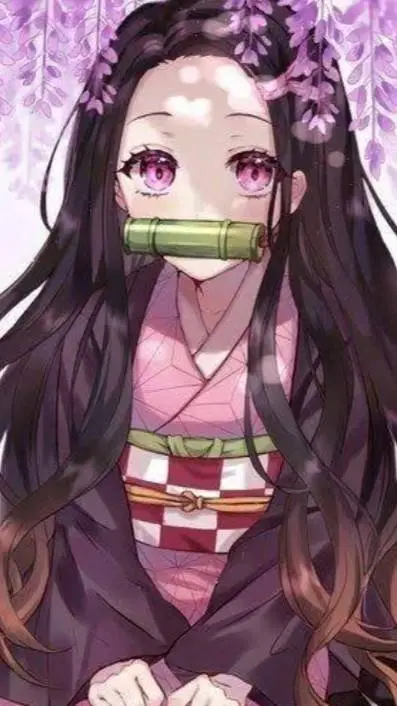 ai character: Nezuko Kamado background