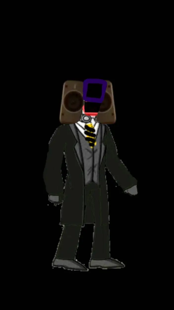 ai character: brown cámara man  background