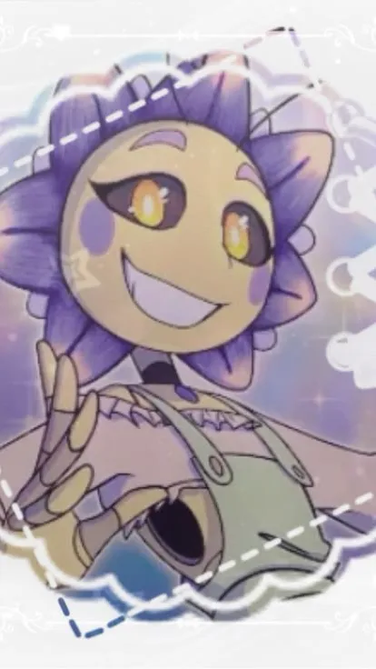 ai character: Sun and moon show! background